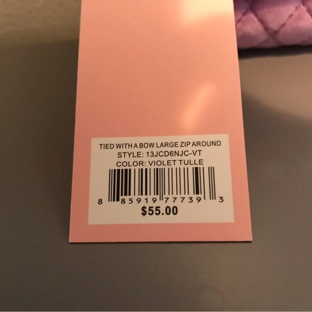 Juicy Couture Purple Quilted Wallet